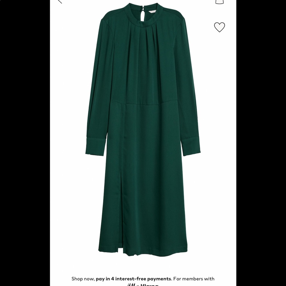 H&M Dark green dress ( rare)
